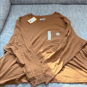 Carhartt Tan Long Sleeve Tee